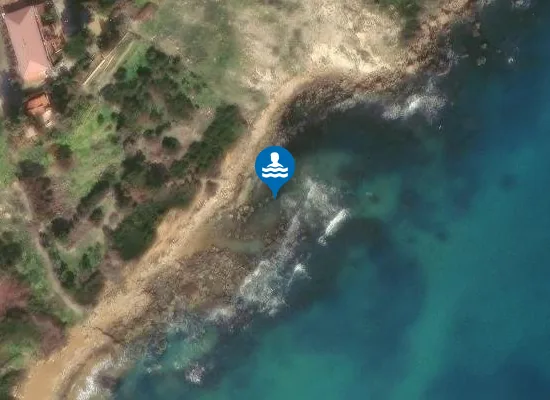 Satellite image of A 1 KM SUD PUNTA FRATTE