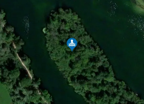 Satellite image of INGOLSTADT AUWALDSEE BADEBEREICH BEI CAMPINGPLATZ