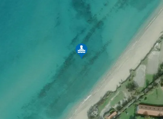 Satellite image of A 1400 MT.NORD PUNTA TONNARA