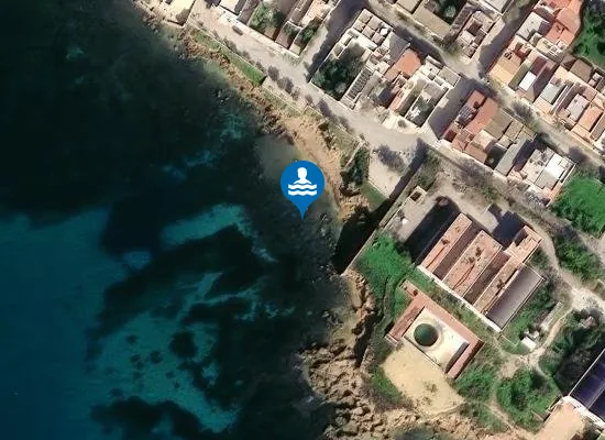 Satellite image of GRANITOLA (LATO EST) - BAR CALECA