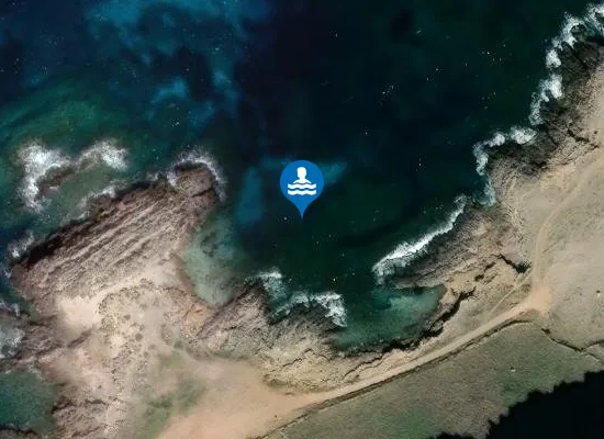 Satellite image of PUNTA FARAGLIONE (500 MT. OVEST)