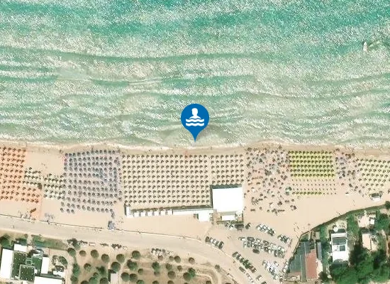 Satellite image of 800 MT AD EST HOTEL CAPO SAN VITO