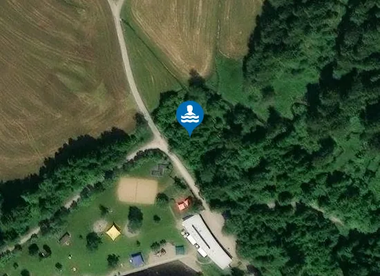 Satellite image of LINDENBERG IALLGAEU NATURFREIBAD WALDSEE