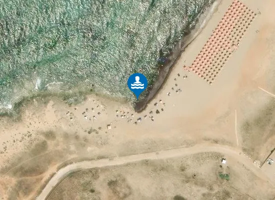 Satellite image of SPIAGGIA CASTELLUZZO - SENO DELL'ARENA