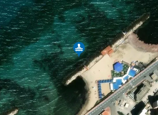 Satellite image of LUNGOMARE DANTE ALIGHIERI - V. G. ERRANTE