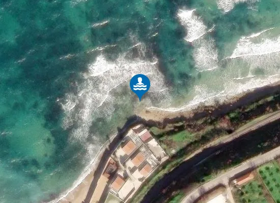 Satellite image of 200 MT. EST FOCE FIUME JATO