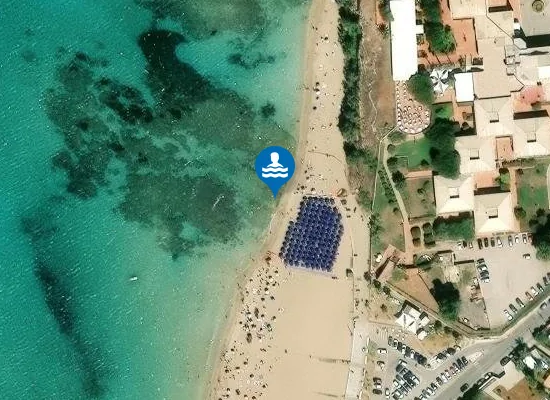 Satellite image of SPIAGGIA MAGAGGIARI LATO EST