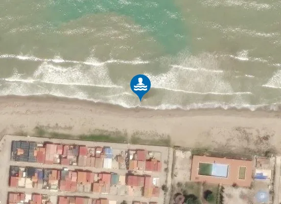 Satellite image of 200 MT. OVEST FOCE FIUME IMERA