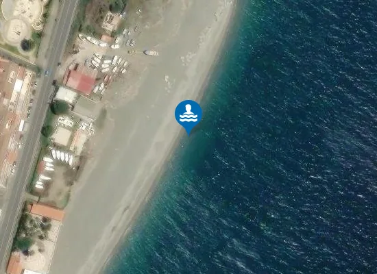 Satellite image of PONTE SCHIAVO M 200 SUD FOCE TORRENTE SCHIAVO