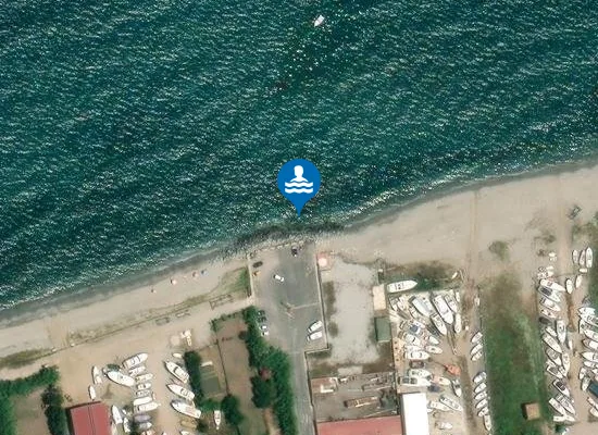 Satellite image of VIA DEL MARE