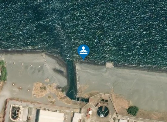 Satellite image of S.FILIPPO DEL MELA M 400 E SCARICO ENEL