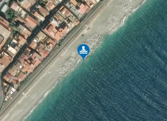 Satellite image of M 200 NORD FOCE TORRENTE ITALA