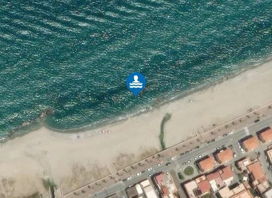 Satellite image of VIA LUNGOMARE INCROCIO VIA ACQUAVENA