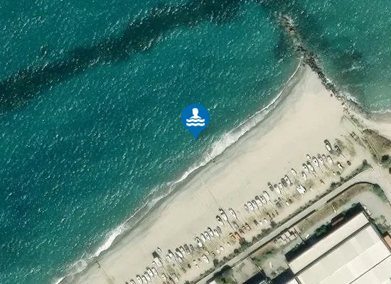 Satellite image of M 200 OVEST FOCE FIUMARA GALLO