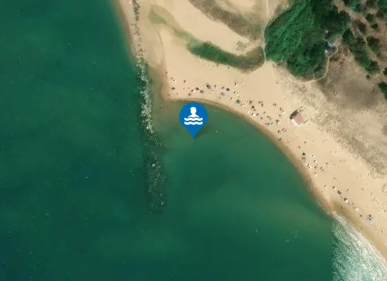 Satellite image of LIDO LE DUNE