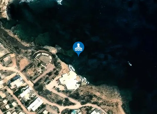 Satellite image of LAMPEDUSA - CALA CRETA