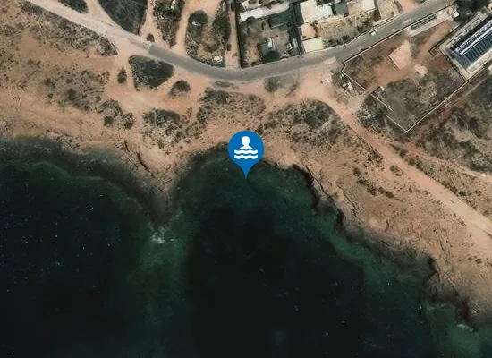 Satellite image of LAMPEDUSA - PUNTA FAVALORO