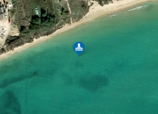 Satellite image of 300 M SX FOCE DEL FIUME SALSO