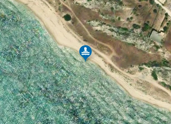 Satellite image of 200 M SX FOCE DEL FIUME PALMA