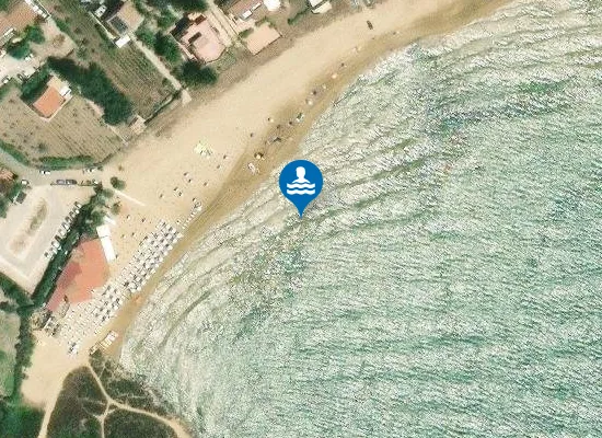 Satellite image of 100 M DX FOCE TORRENTE MULE'