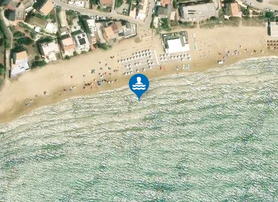 Satellite image of 100 M SX FOCE TORRENTE MULE'