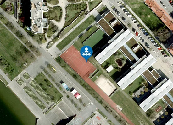 Satellite image of NEUE DONAU, STROMAB REICHSBRÜCKE