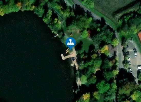 Satellite image of BADESEE SULZFELD SULZFELD BADEZONE BADESTEG