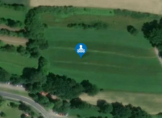 Satellite image of NATURBAD RUSSWEIHER ESCHENBACH IDOPF EINSTIEG LIEGEWIESE