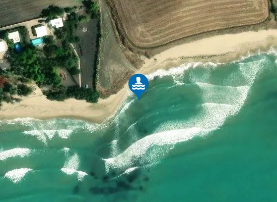 Satellite image of FOCE TORR.KM.1 DA P. DUE ROCCHE