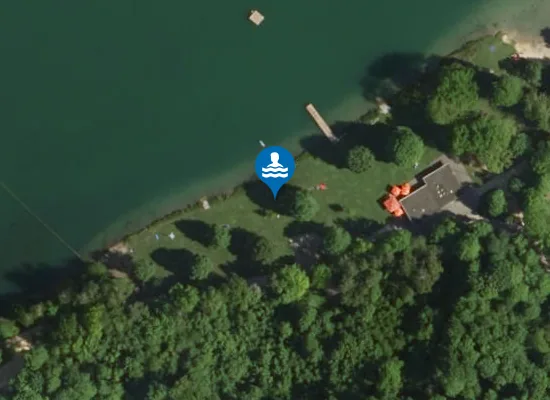 Satellite image of PFUHLER BADESEE NEU ULM SUEDUFER