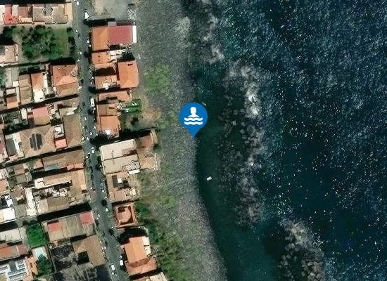 Satellite image of SCARICO VIA COLOMBO 150 M. SUD