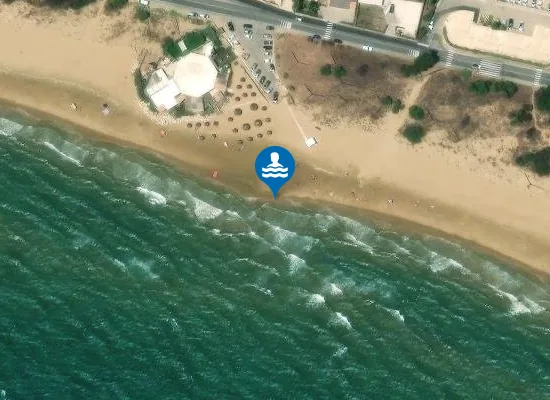 Satellite image of 100 MT. A SINISTRA SBOCCO RIO FAVARA