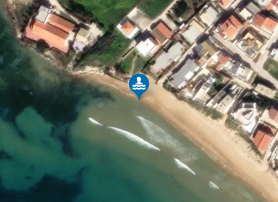 Satellite image of SPIAGGIA ''PUNTA SECCA'' AL FARO