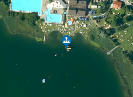 Satellite image of KLEINER ALPSEE IMMENSTADT IALLGAEU FREIBADEANSTALT AM SPRUNGTURM