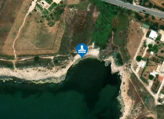Satellite image of SPIAGGIA PUNTA DEL CORVO