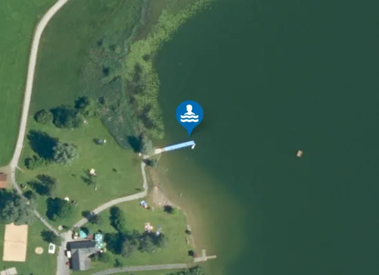 Satellite image of NIEDERSONTHOFENER SEE WALTENHOFEN BADEPLATZ VERKEHRSVEREIN