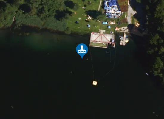 Satellite image of FREIBERGSEE OBERSTDORF FREIBADEANSTALT SPRUNGTURM