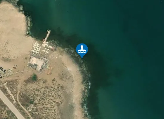 Satellite image of KM 0,3 SUD FOCE PANTANO MORGHELLA