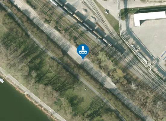 Satellite image of NEUE DONAU, STROMAUF WEHR 2