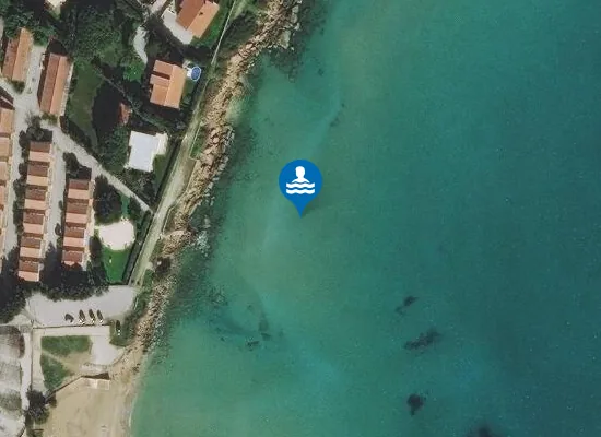 Satellite image of LIDO ARENELLA-KM.0,7 NORD PUNTA ARENELLA