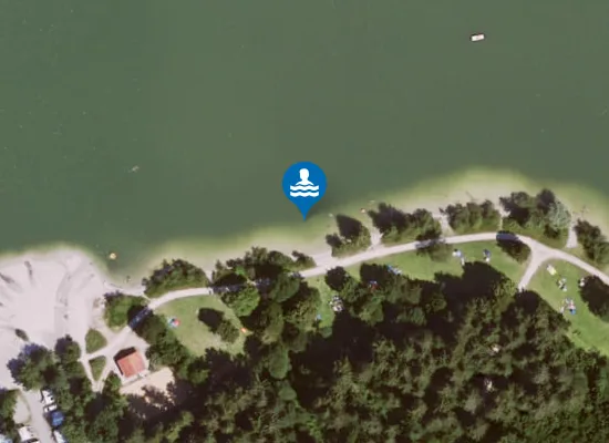 Satellite image of BANNWALDSEE SCHWANGAU BADEPLATZ