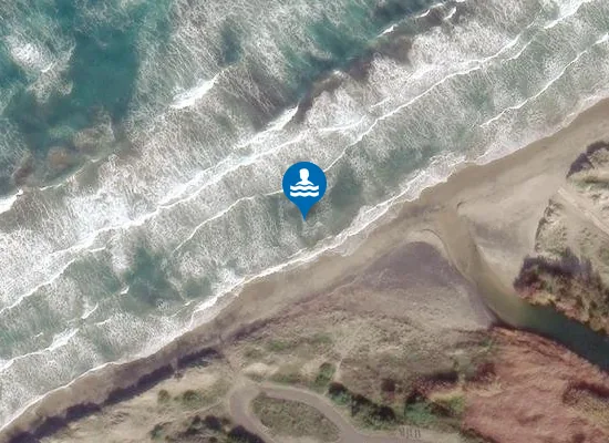 Satellite image of FOCE RIO SORSO