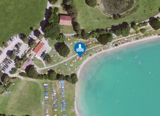 Satellite image of FORGGENSEE RIEDEN AF BADEPLATZ DIETRINGEN