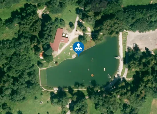 Satellite image of NATURFREIBAD HAGENMOOS OBERGUENZBURG HAGENMOOS