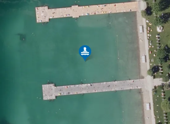 Satellite view of WÖRTHERSEE, KLAGENFURT