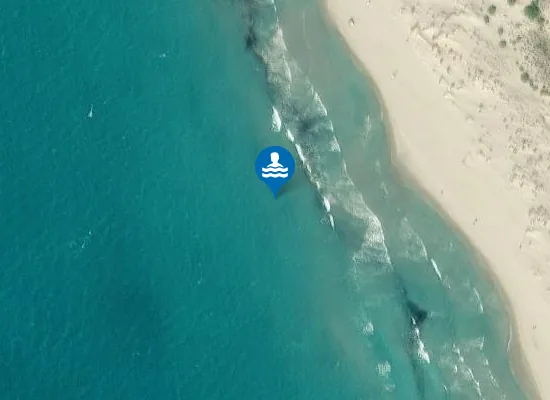 Satellite image of PORTO PINO SPIAGGIA GRANDE