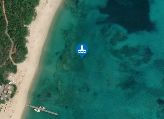 Satellite image of CALA PETRA RUJA