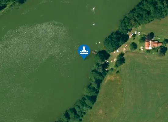 Satellite image of FRIEDELSEE AMERANG BADESTEG