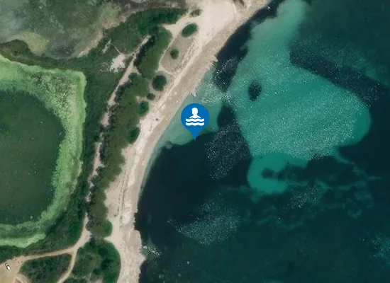 Satellite image of 100 MT. SUD STAGNO AGRUSTOS