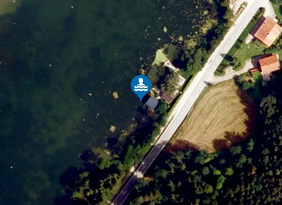 Satellite image of UNTERLAUSER SEE FELDKIRCHEN WESTERHAM BADESTEG